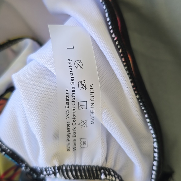 Tropical Floral Women's Swim Top - Picture 4 of 6